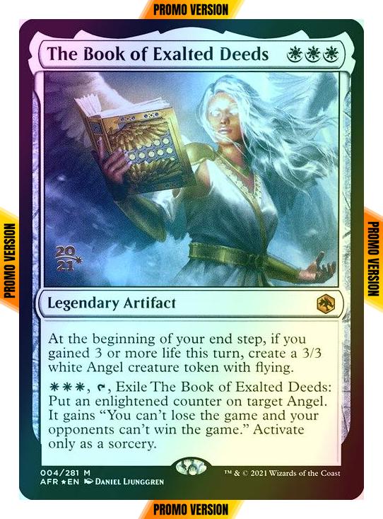 The Book of Exalted Deeds [Prerelease] [4s] [Adventures in the Forgotten Realms Promos] [Foil]