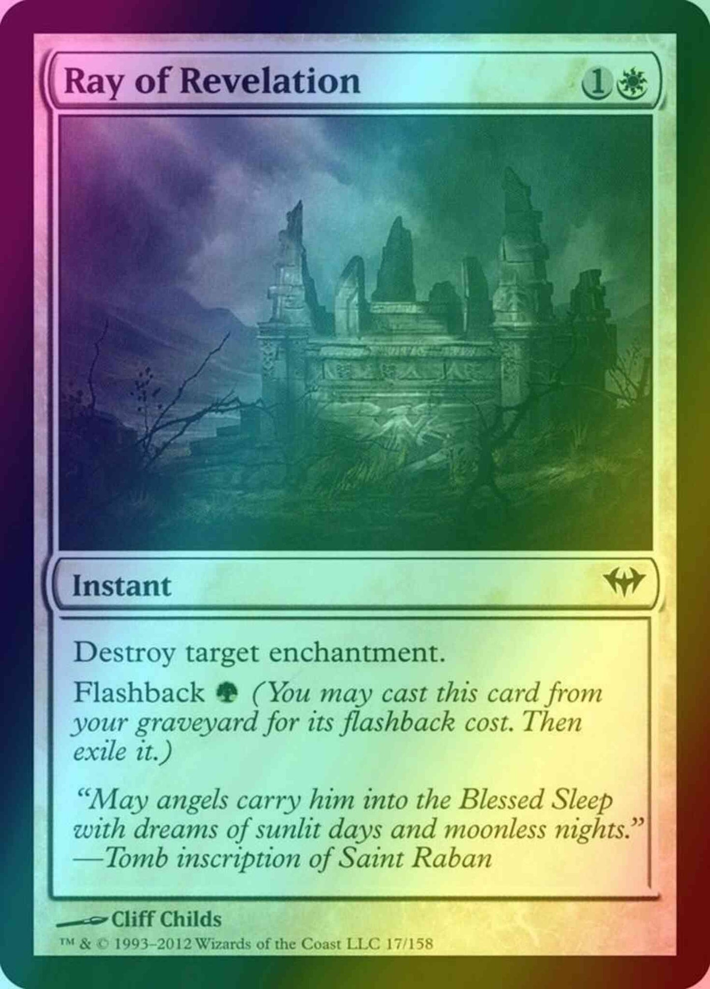Ray of Revelation [17] [Dark Ascension] [Foil]