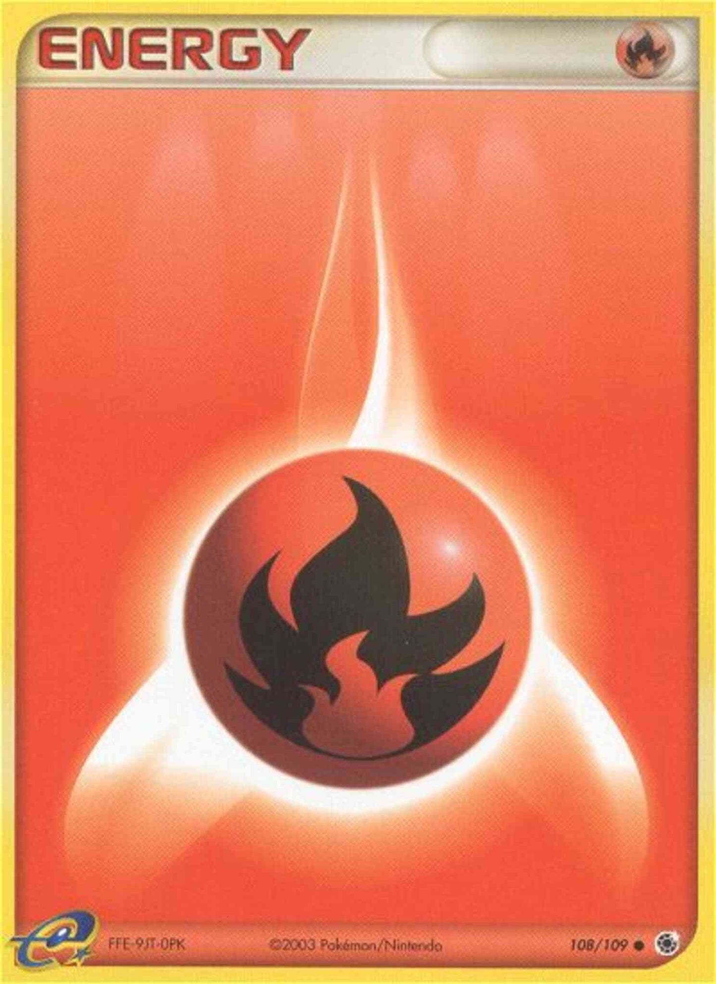 Fire Energy - 108/109 - Common [ex1-108] [Reverse Holo]