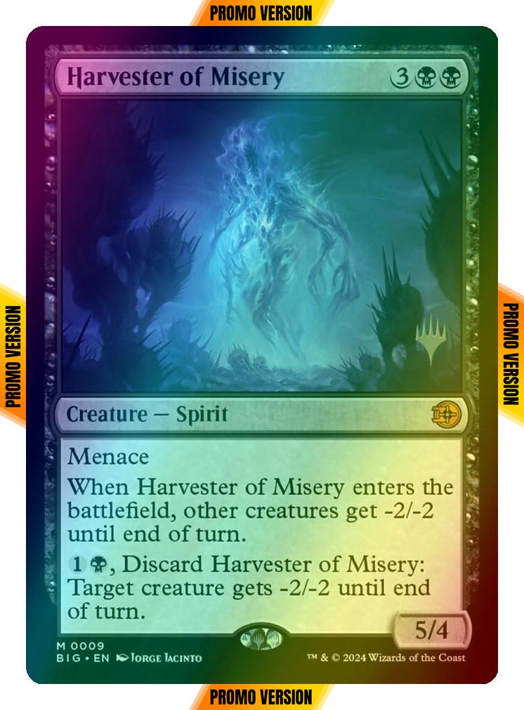 Harvester of Misery [9p] [Promo Pack] [The Big Score: Promos] [Foil]