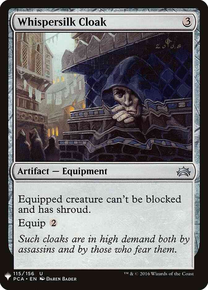 Whispersilk Cloak [PCA-115] [The List] [Non-Foil]