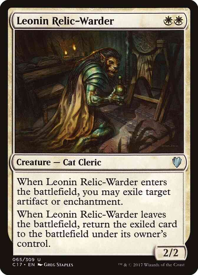 Leonin Relic-Warder [65] [Commander 2017] [Non-Foil]