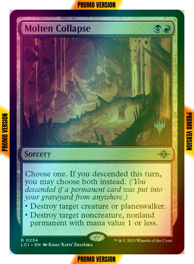 Molten Collapse [234p] [Promo Pack] [The Lost Caverns of Ixalan: Promos] [Foil]