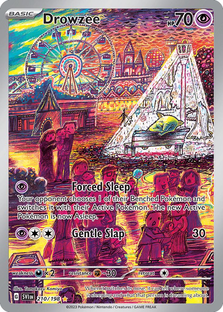 Drowzee - 210/198 - Illustration Rare [sv01-210] [Ultra]