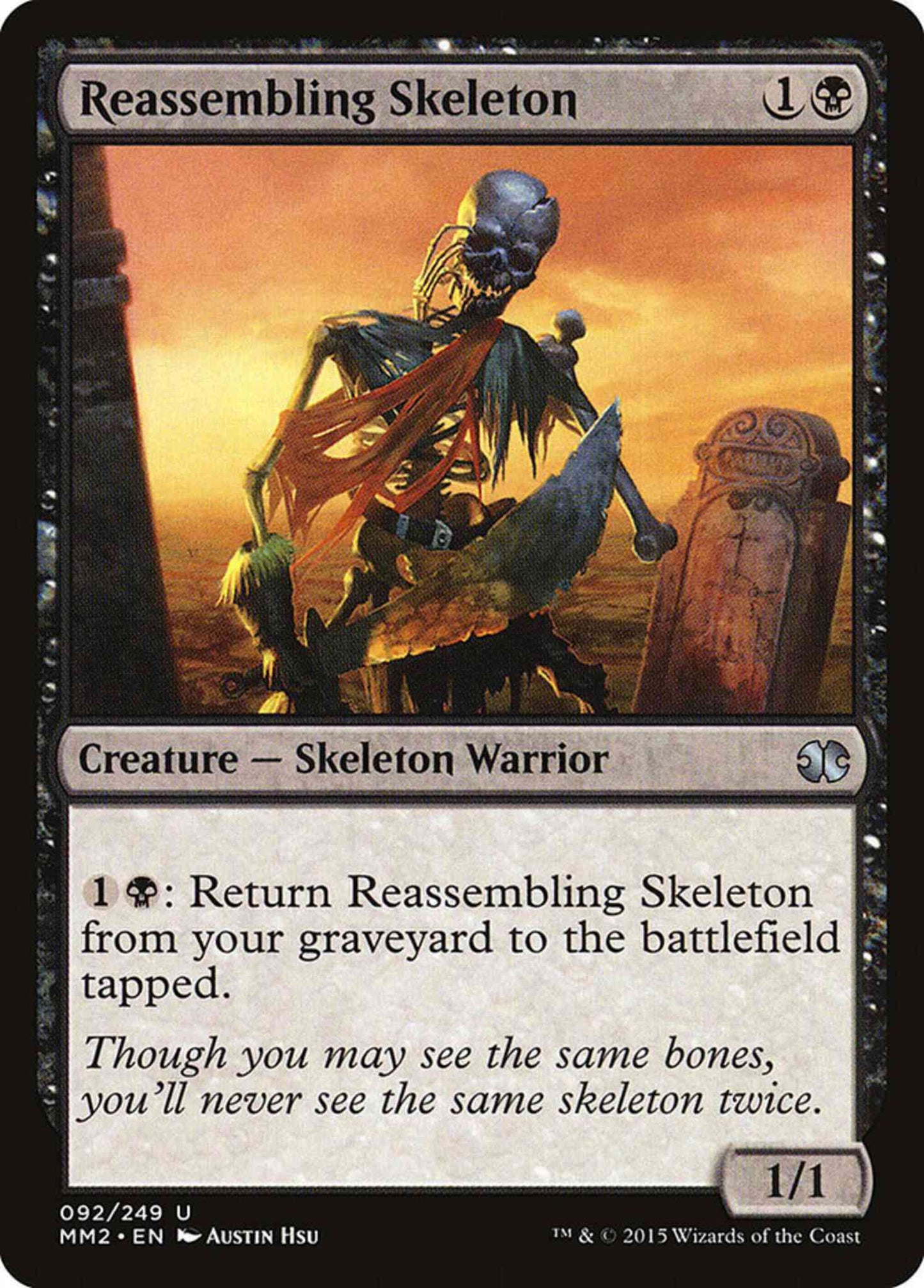 Reassembling Skeleton [92] [Modern Masters 2015] [Non-Foil]