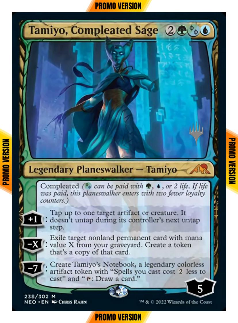 Tamiyo, Compleated Sage [Promo Pack] [238p] [Kamigawa: Neon Dynasty: Promos] [Non-Foil]