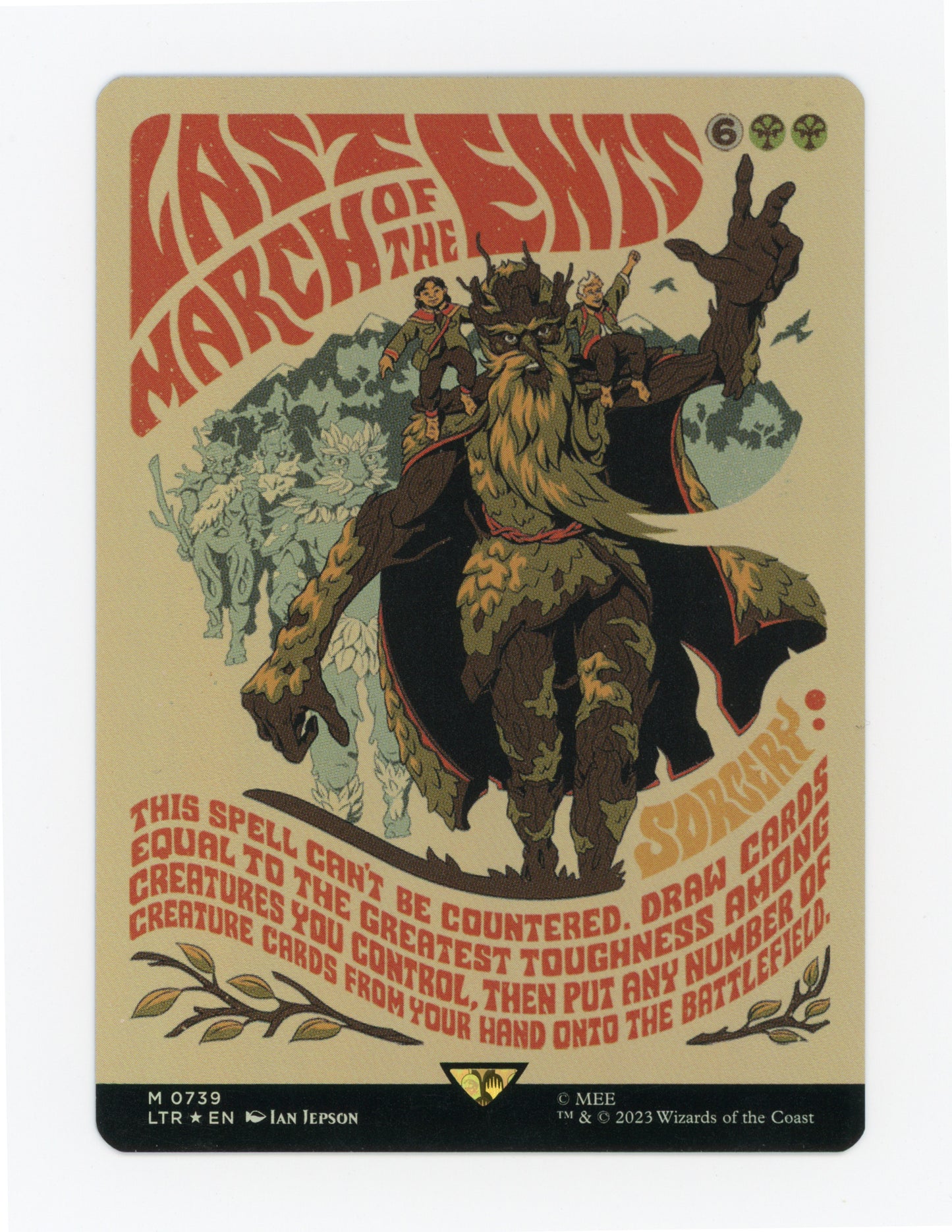 Last March of the Ents — Borderless|Poster|Foil — ID 19686