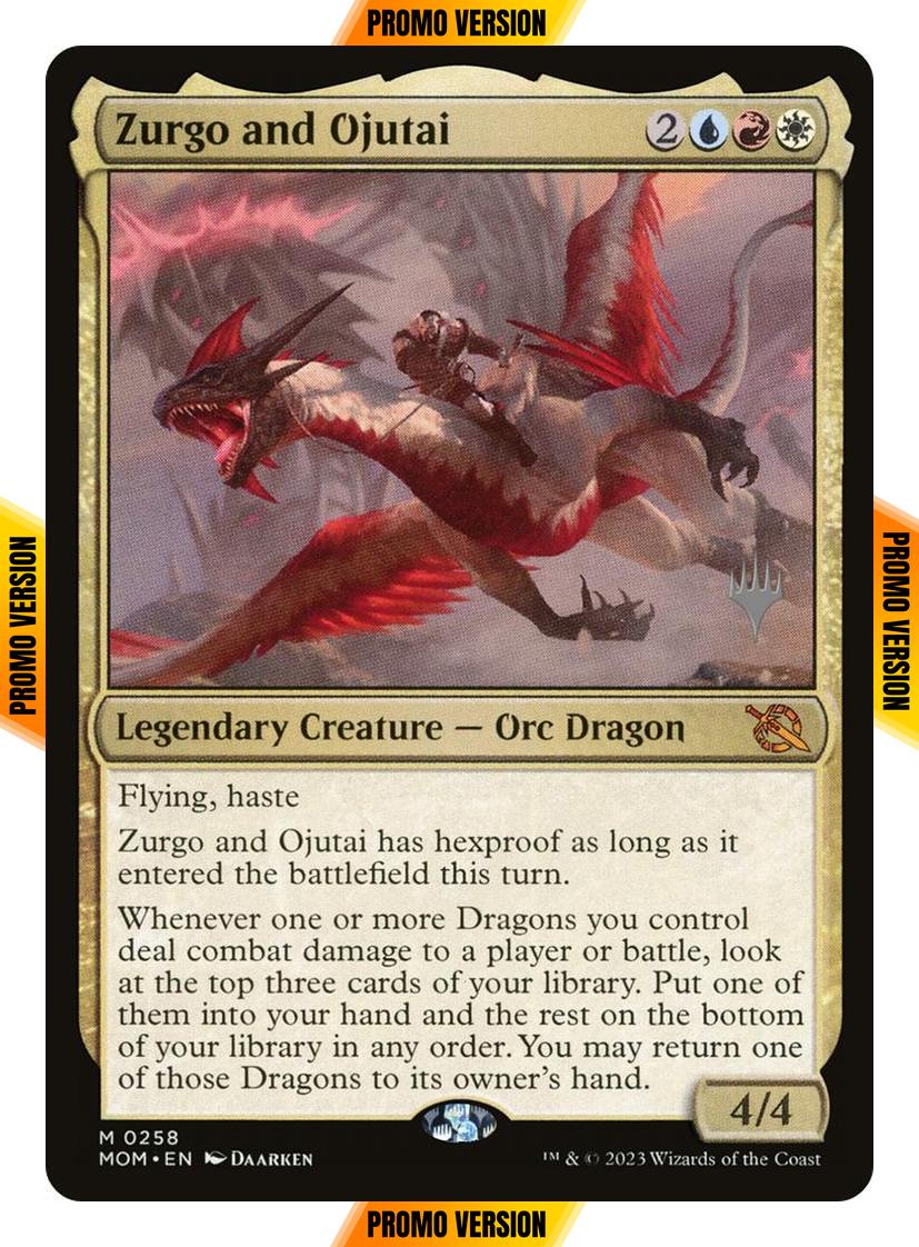 Zurgo and Ojutai [258p] [Promo Pack] [March of the Machine: Promos] [Non-Foil]