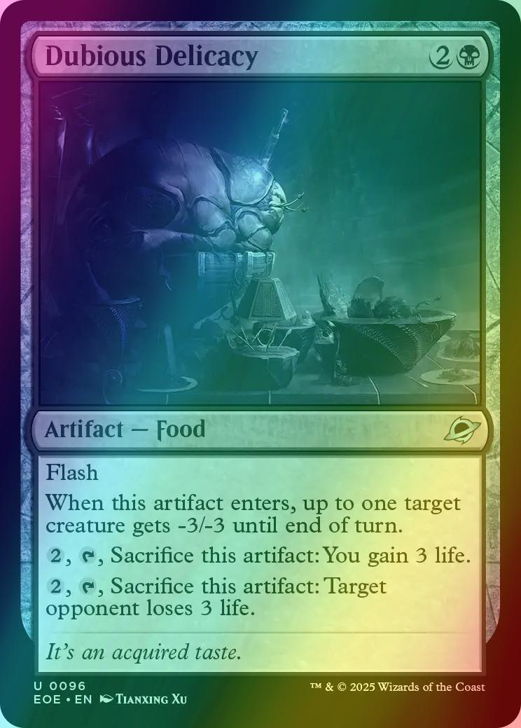 Dubious Delicacy [96] [Edge of Eternities] [Foil]