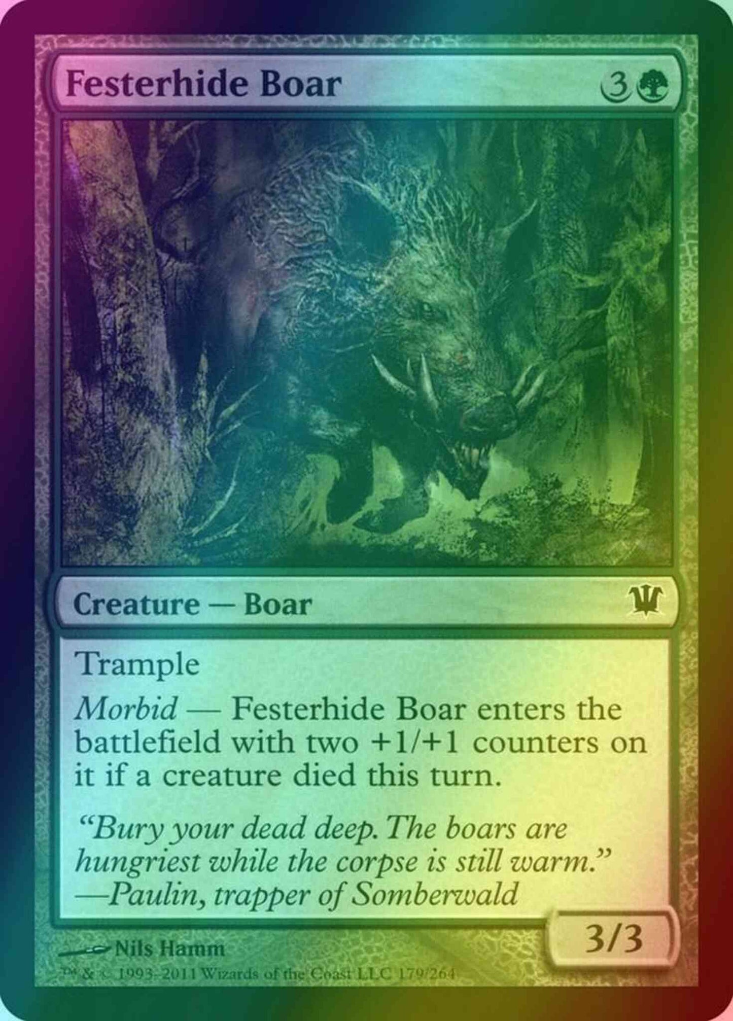 Festerhide Boar [179] [Innistrad] [Foil]
