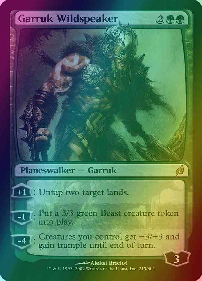 Garruk Wildspeaker [213] [Lorwyn] [Foil]
