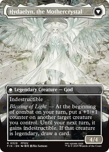 Venat, Heart of Hydaelyn // Hydaelyn, the Mothercrystal [329] [Borderless] [FINAL FANTASY] [Non-Foil]