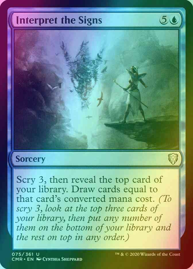 Interpret the Signs [75] [Commander Legends] [Foil]