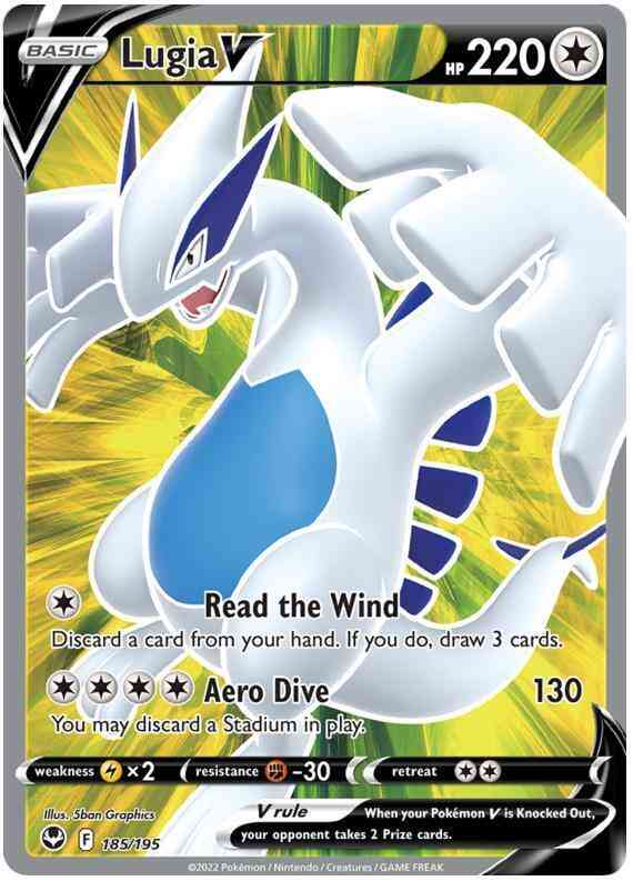 Lugia V - 185/195 - Rare Ultra [swsh12-185] [Ultra]