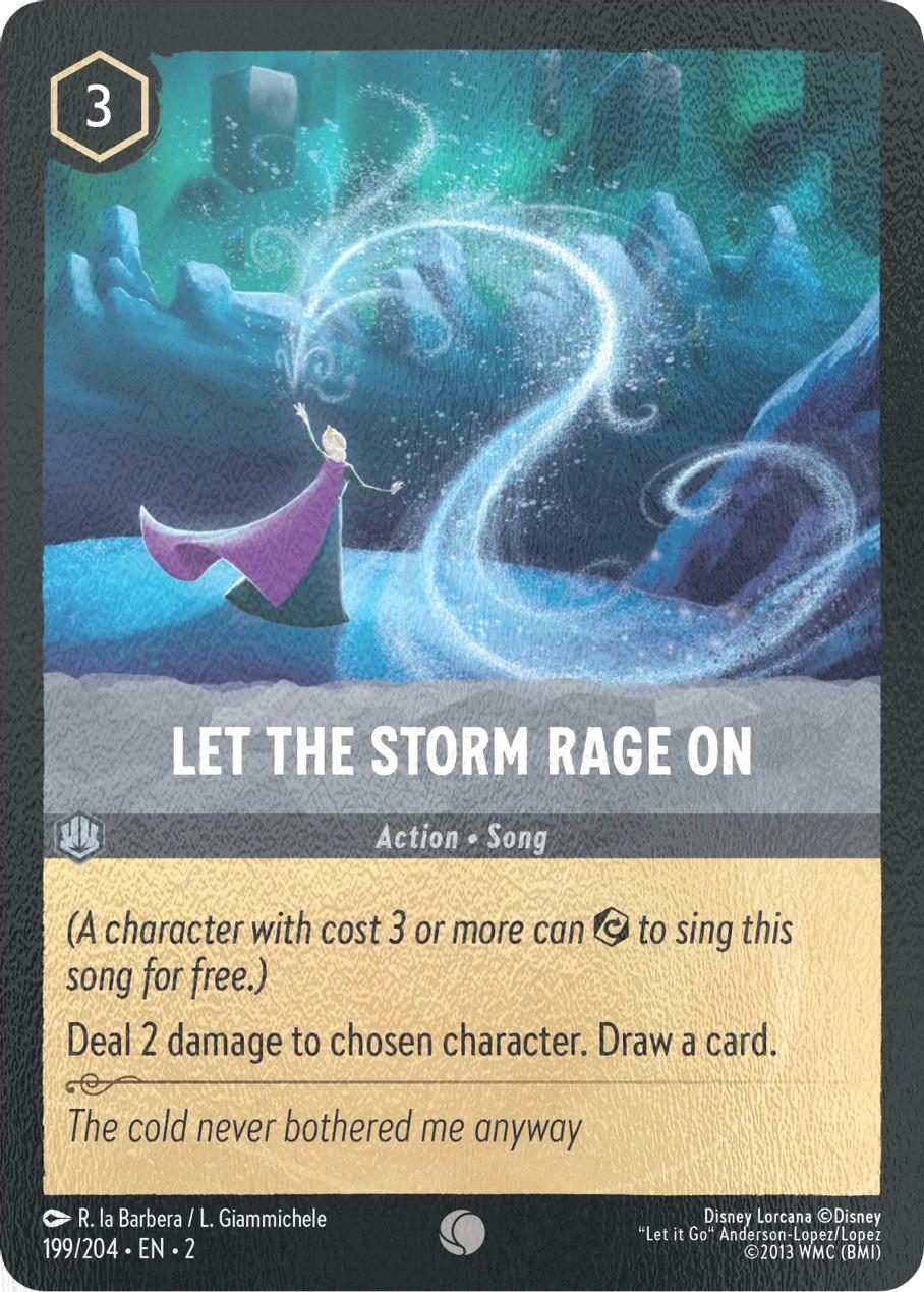Let the Storm Rage On - 199/204 [Rise Of The Floodborn] [Cold Foil]