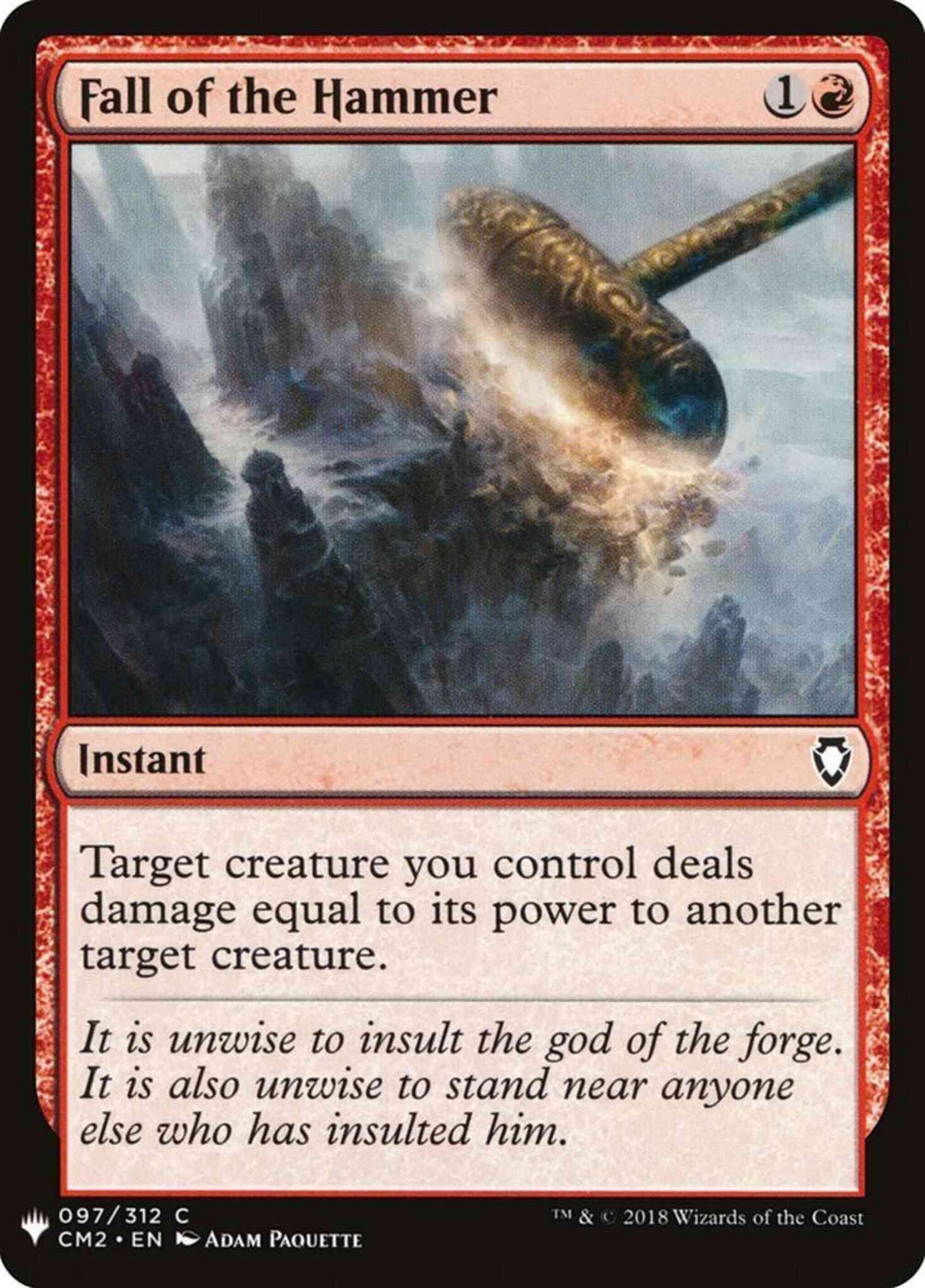 Fall of the Hammer [CM2-97] [The List] [Non-Foil]