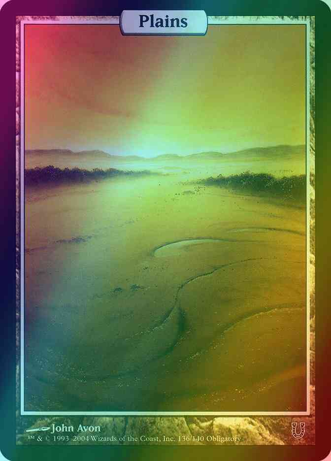 Plains [136] [Full Art] [Unhinged] [Foil]