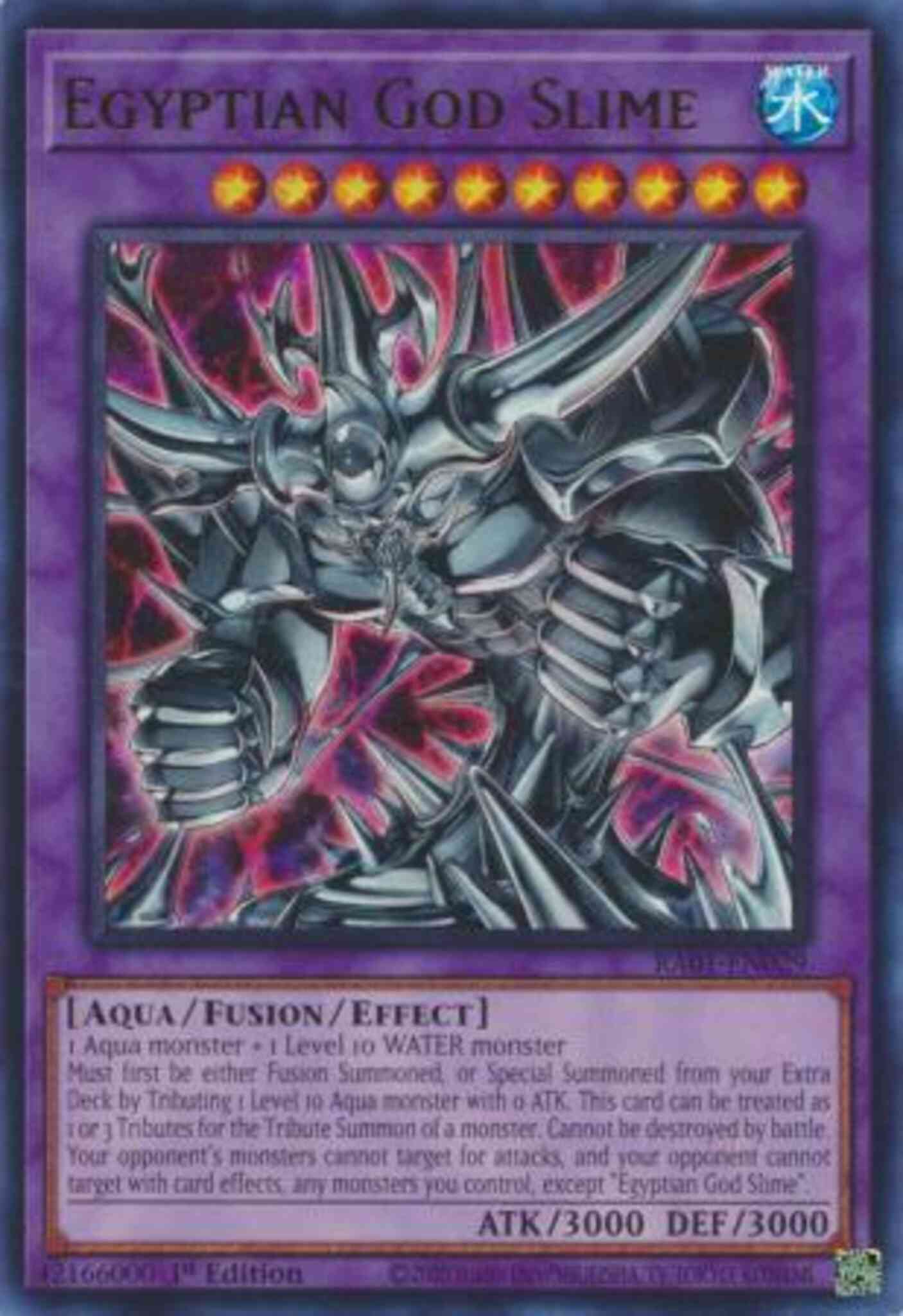 Egyptian God Slime - RA01-EN029 - Ultra Rare - 1st Edition