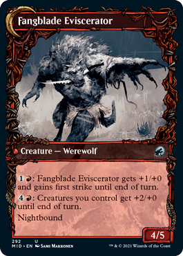 Fangblade Brigand // Fangblade Eviscerator [292] [Equinox Showcase] [Innistrad: Midnight Hunt] [Non-Foil]