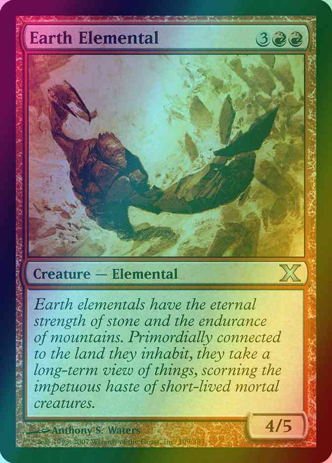 Earth Elemental [199] [Tenth Edition] [Foil]