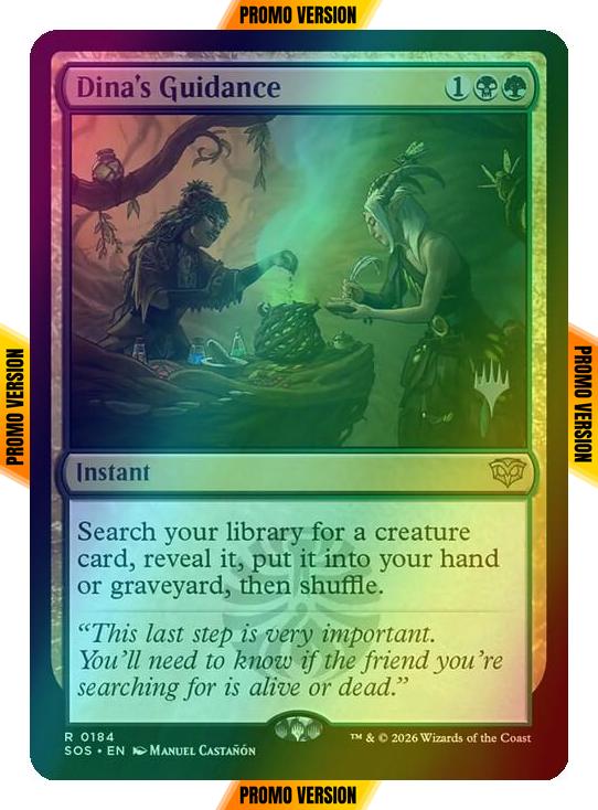 Dina's Guidance [184p] [Promo Pack] [Secrets of Strixhaven Promos] [Foil]