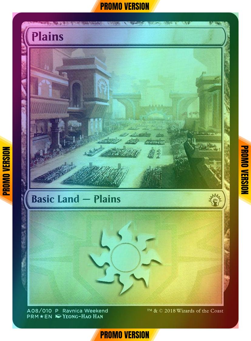 Plains [2018] [A08] [Boros] [GRN Ravnica Weekend] [Foil]