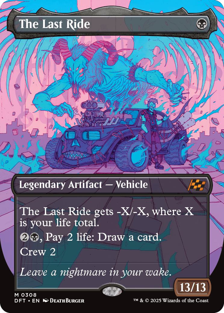 The Last Ride [308] [Borderless] [Revved Up] [Aetherdrift] [Non-Foil]