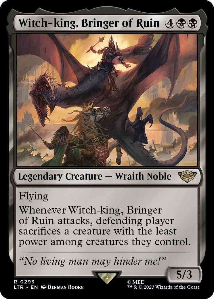 Witch-king, Bringer of Ruin [293] [Starter Kit] [The Lord of the Rings: Tales of Middle-earth] [Non-Foil]