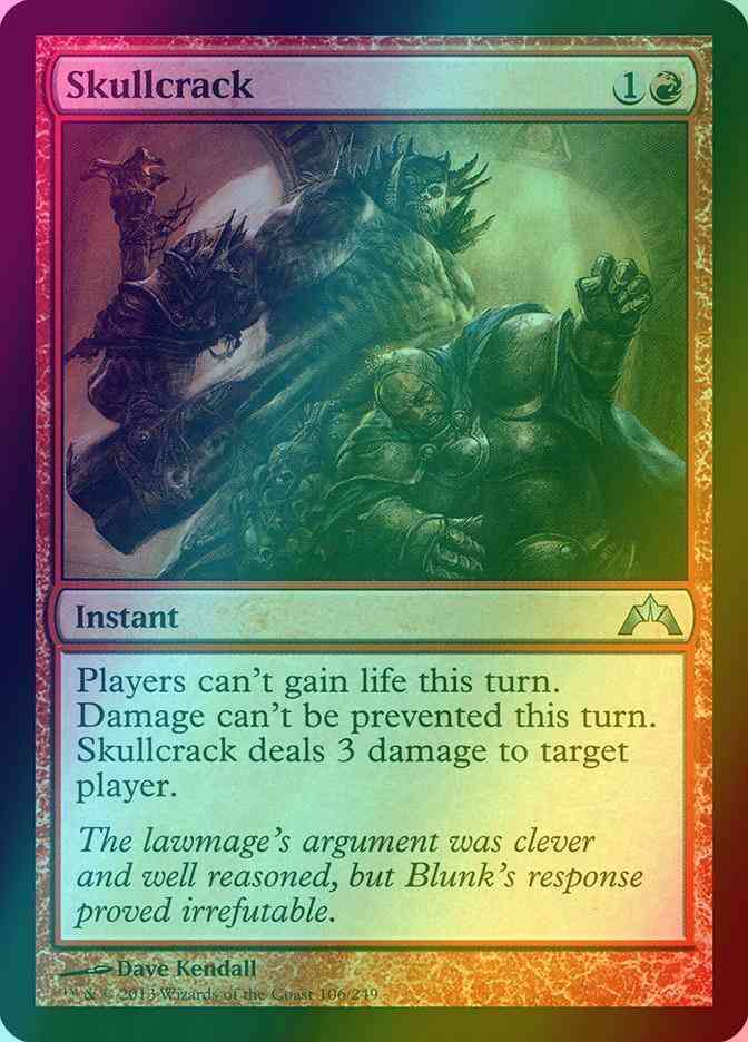 Skullcrack [106] [Gatecrash] [Foil]