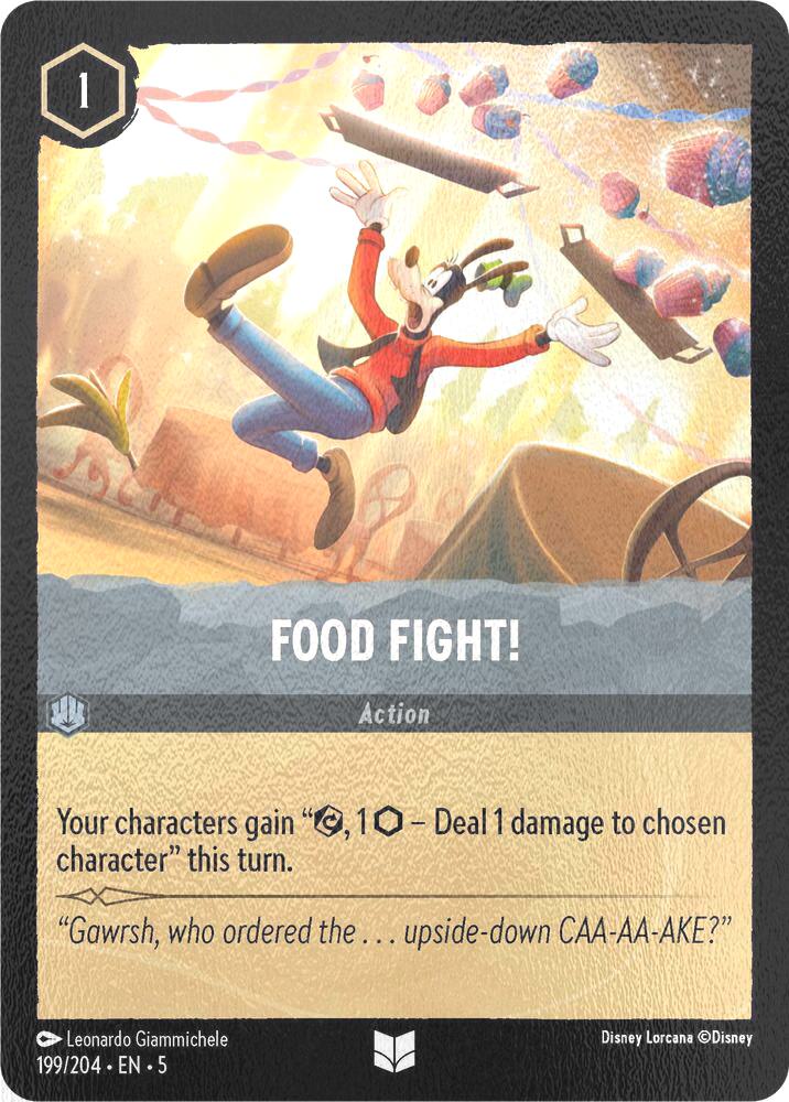 Food Fight! - 199/204 [Shimmering Skies] [Cold Foil]