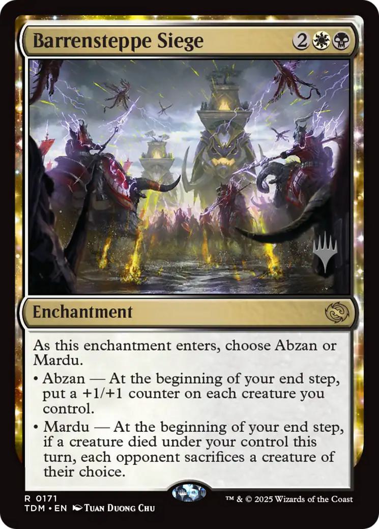 Barrensteppe Siege [171p] [Promo Pack] [Tarkir: Dragonstorm: Promos] [Non-Foil]