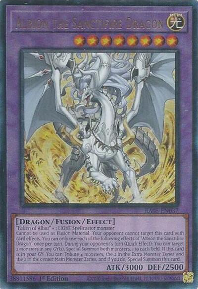 Albion the Sanctifire Dragon - RA05-EN037 - Ultimate Rare - 1st Edition