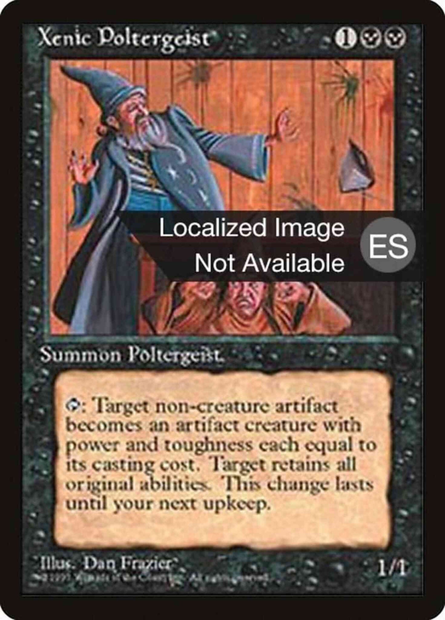 mtg portuguese cards Xenic Poltergeist