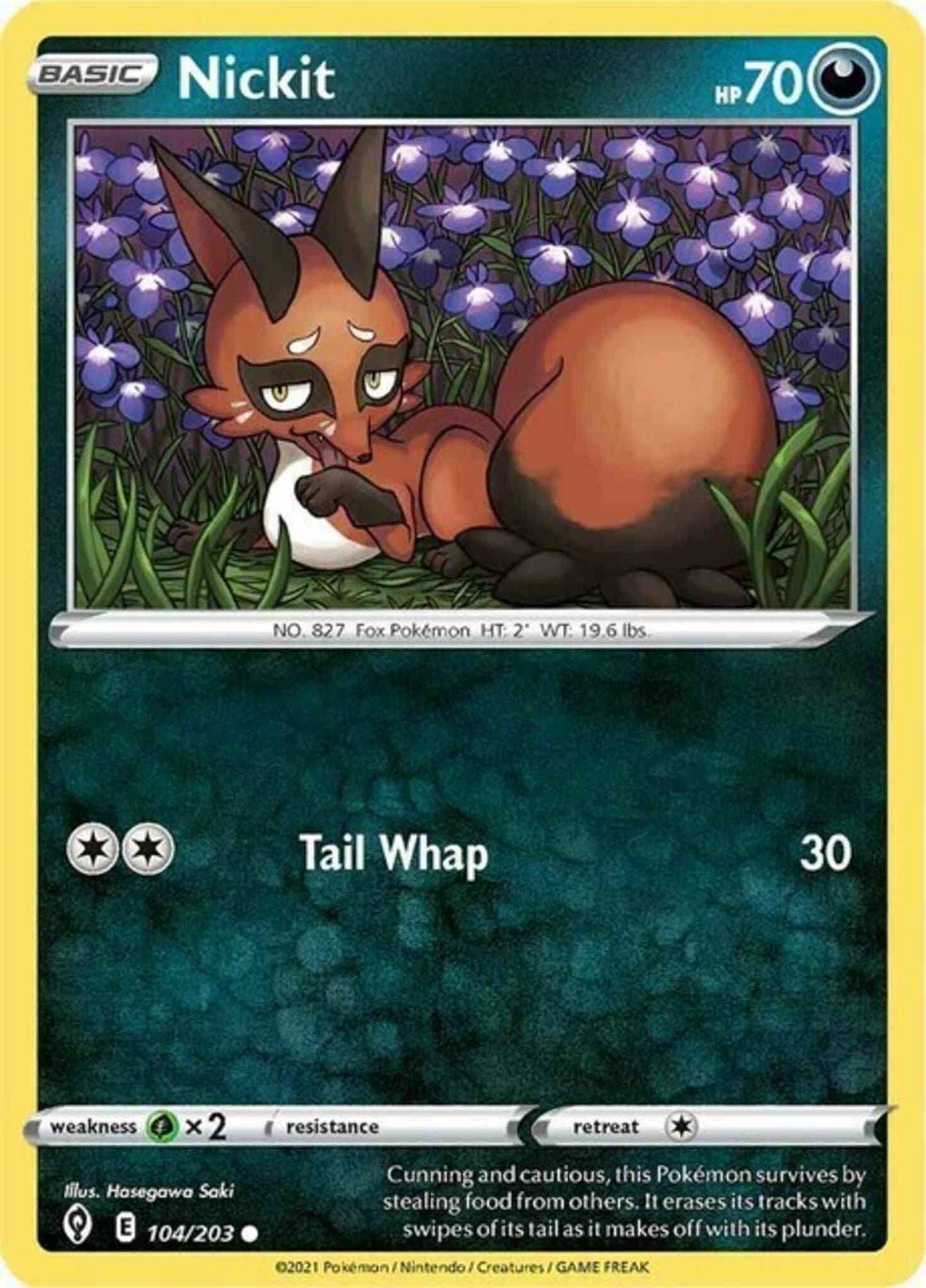 Nickit - 104/203 - Common [swsh7-104] [Non-Holo]