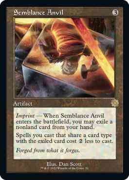 Semblance Anvil [52] [Retro Frame] [The Brothers' War Retro Artifacts] [Non-Foil]