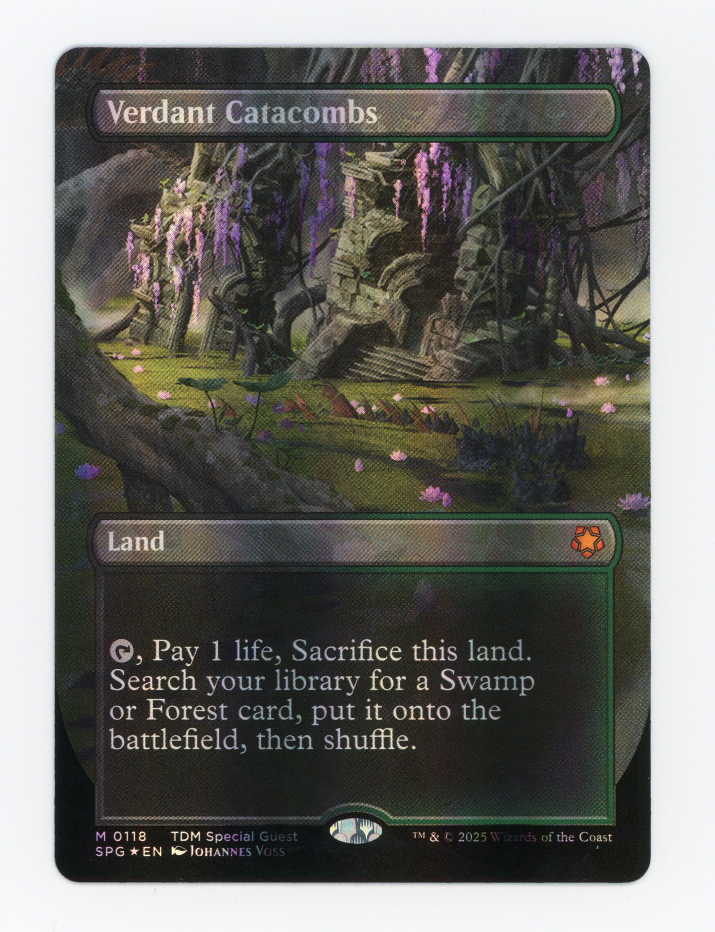 Verdant Catacombs — Borderless|Dragonscale Foil — ID 19381