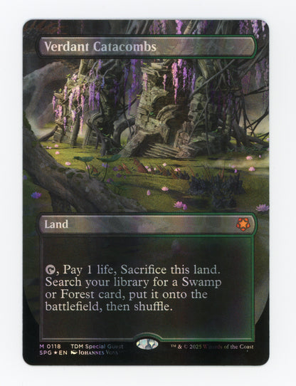 Verdant Catacombs — Borderless|Dragonscale Foil — ID 19381