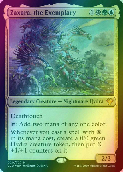 Zaxara, the Exemplary [Commander 2020] [Foil] – Face to Face Games