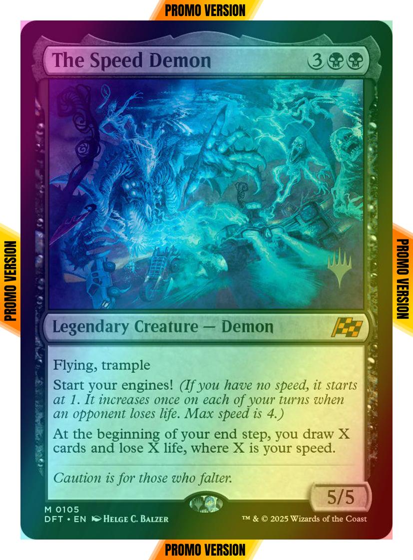 The Speed Demon [105p] [Promo Pack] [Aetherdrift: Promos] [Foil]