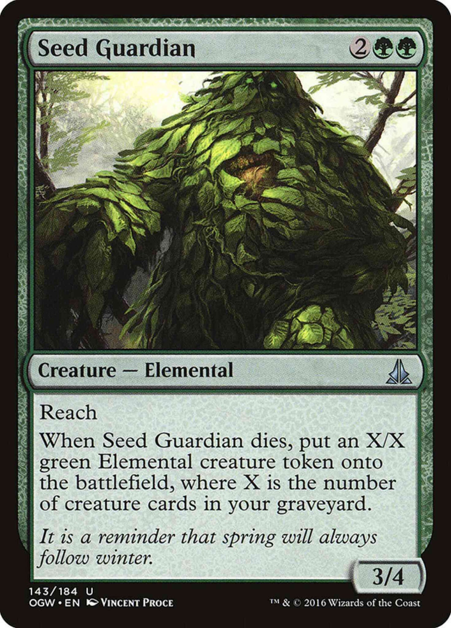 Seed Guardian [143] [Oath of the Gatewatch] [Non-Foil]