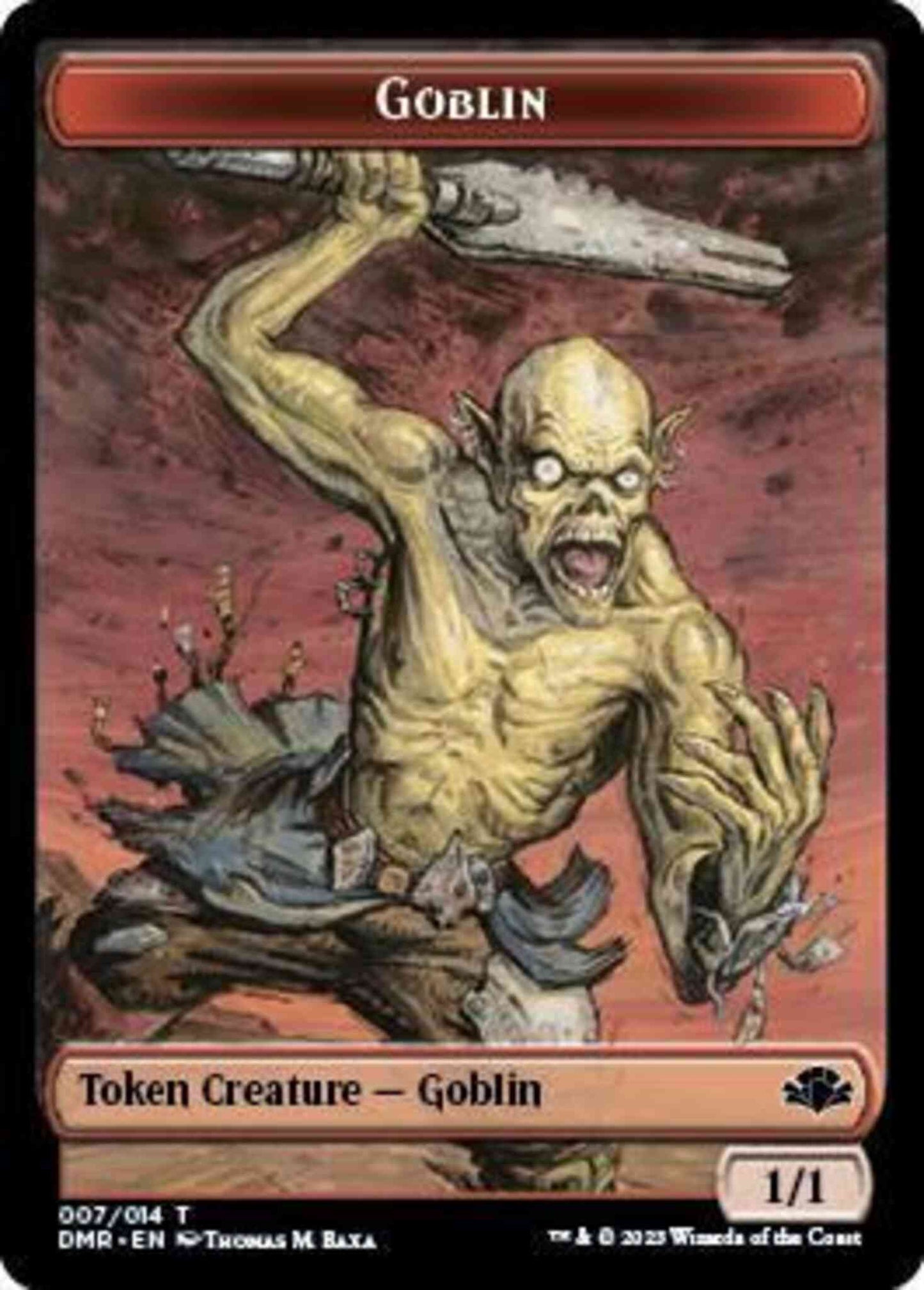 Goblin Token [07] [Dominaria Remastered: Tokens] [Non-Foil]