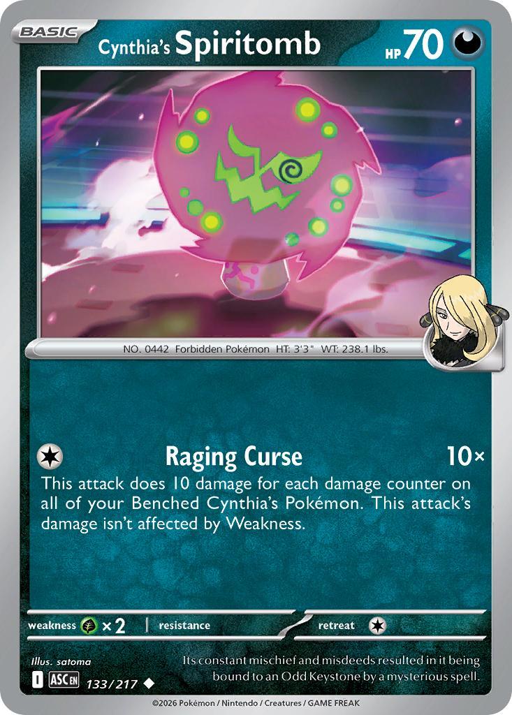 Cynthia's Spiritomb - 133/217 - Uncommon [me025-133] [Non-Holo]