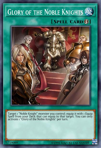 Glory of the Noble Knights - MP18-EN207 - Rare - 1st Edition