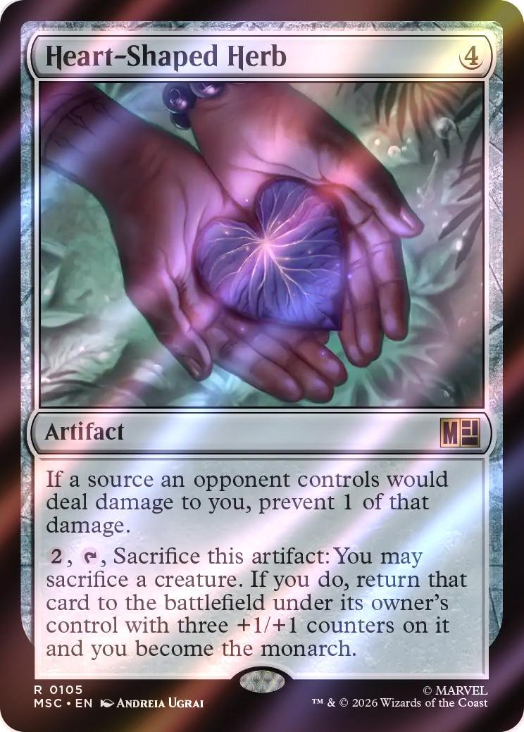 Heart-Shaped Herb [105] [Marvel Super Heroes: Commander] [Surge Foil]