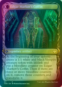 Edgar, Charmed Groom // Edgar Markov's Coffin [311] [Fang Frame Showcase] [Innistrad: Crimson Vow] [Foil]
