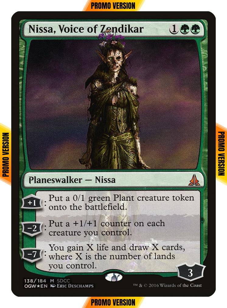 Nissa, Voice of Zendikar [138] [San Diego Comic-Con 2016] [Foil]