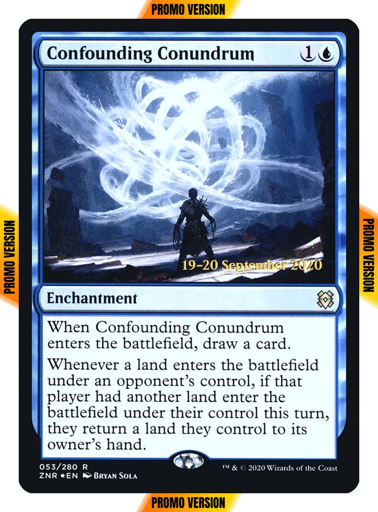 Confounding Conundrum [Prerelease] [53s] [Zendikar Rising Promos] [Foil]