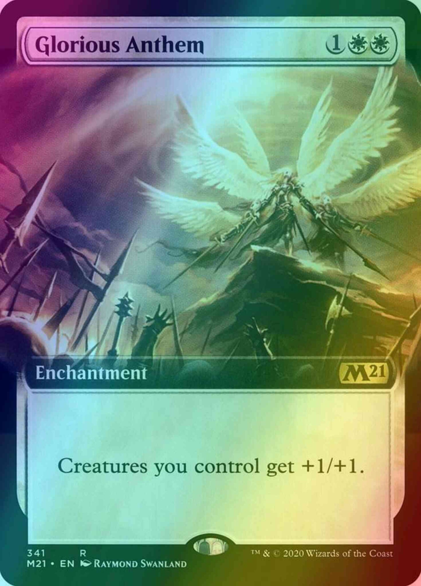 Glorious Anthem [341] [Extended Art] [Core Set 2021] [Foil]