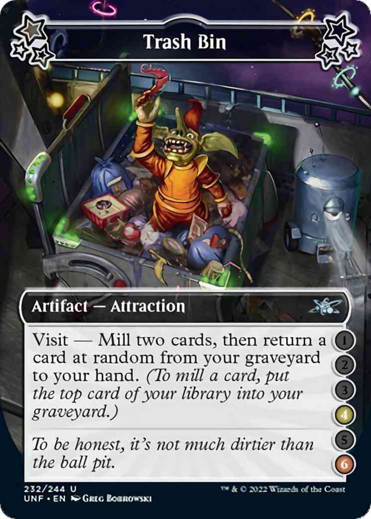 Trash Bin (4/6) [232c] [Borderless] [Unfinity] [Non-Foil]