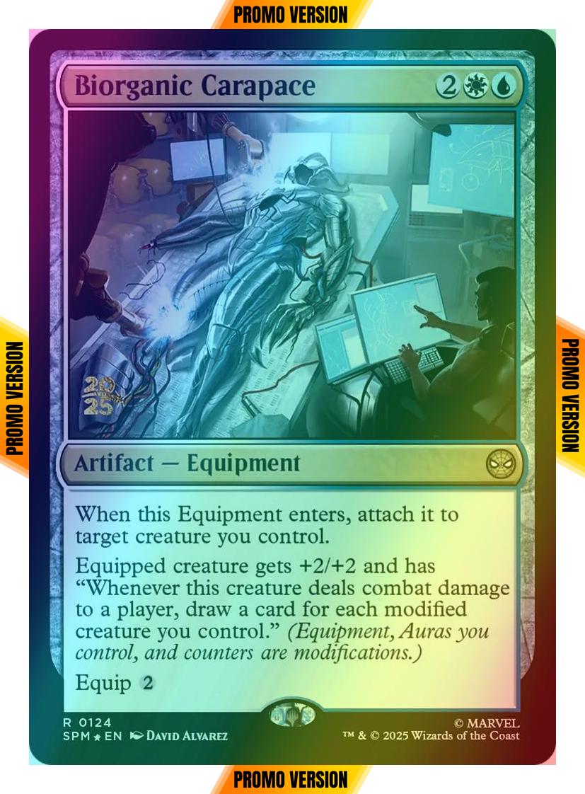 Biorganic Carapace [124s] [Marvel's Spider-Man: Promos] [Foil]